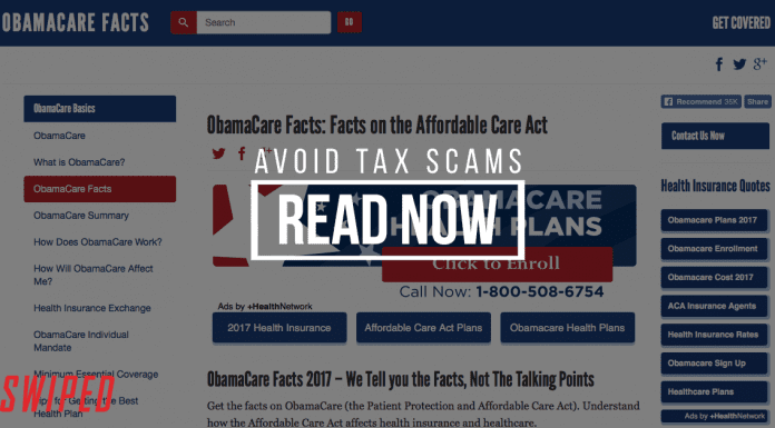 Obamacare Tax Scam