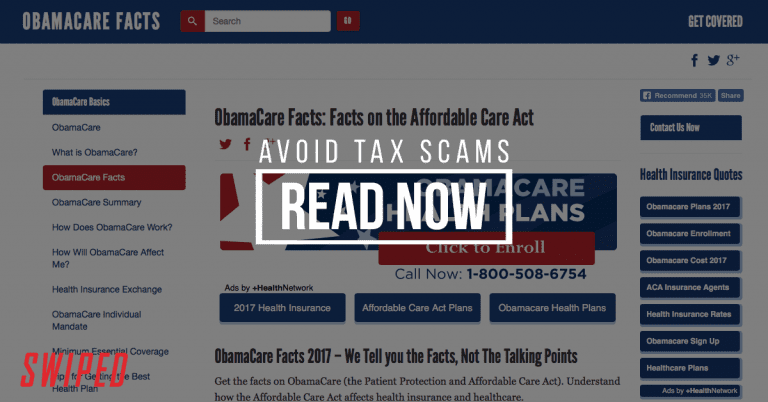 Obamacare Tax Scam