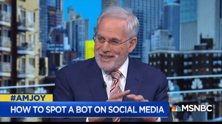 Adam Levin Shares How to Spot a Twitter Bot on AM Joy on MSNBC