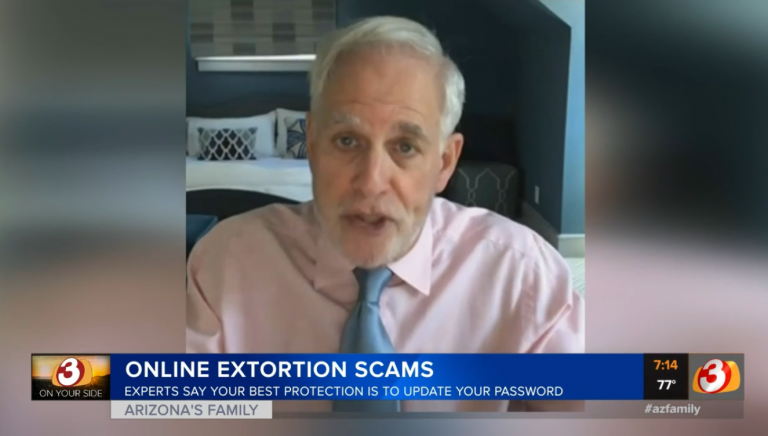 Adam Levin Discusses Online Extortion Scams on AZ Family