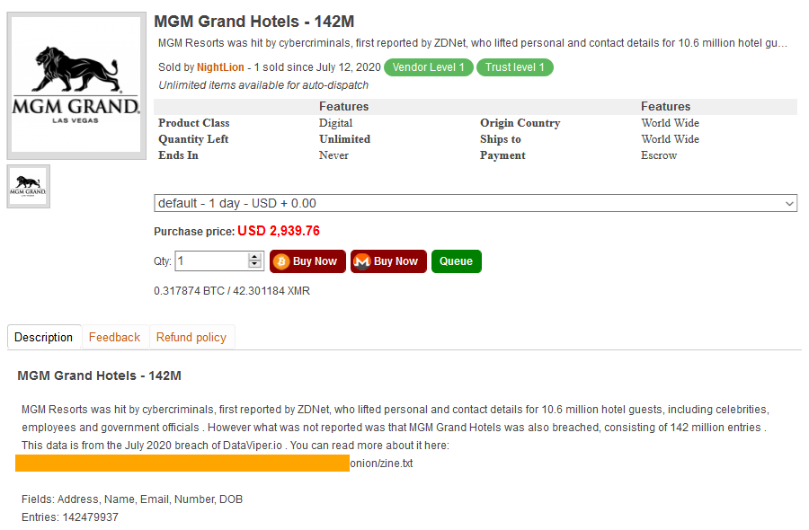 MGM data breach